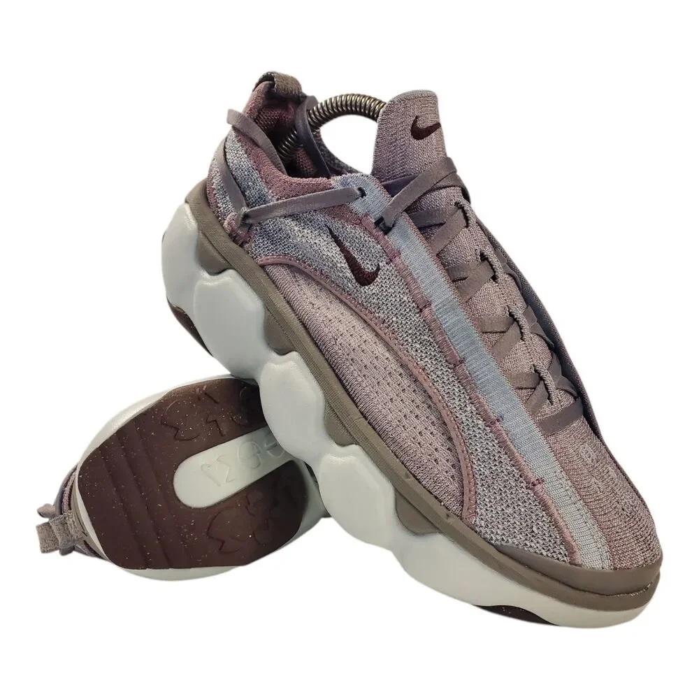 NIKE Shoes FLYKNIT BLOOM Womens Size 9 Taupe Grey Running Sneaker FD2149-200